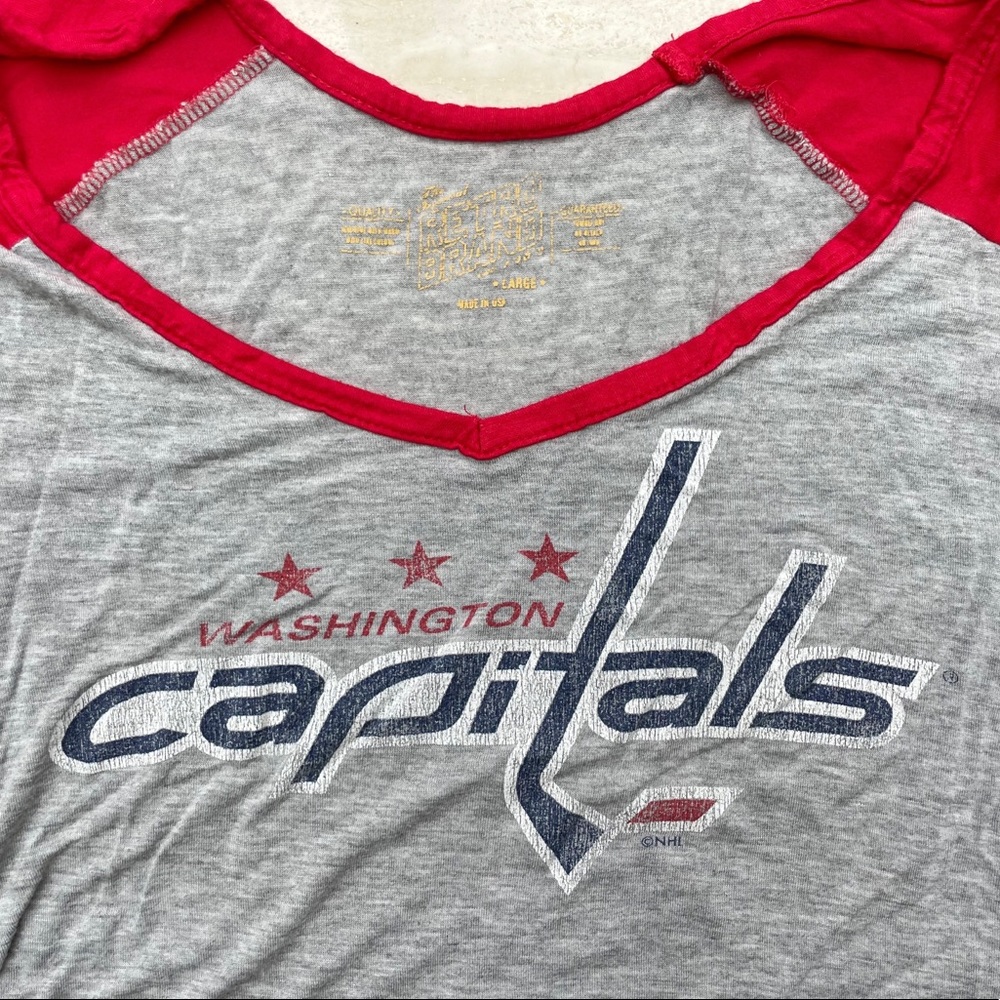 Washington Capitals baseball tee